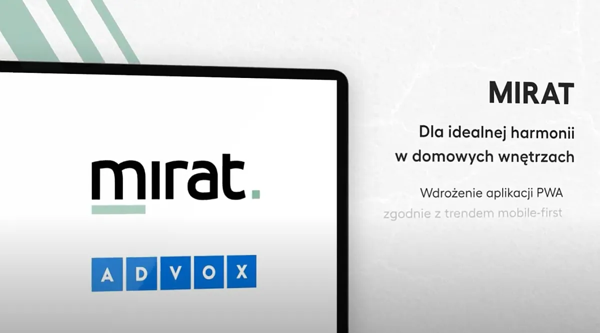 PWA na stronie MIRAT