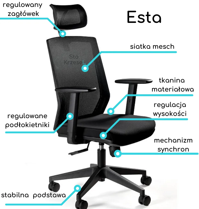 Cechy fotela ergonomicznego