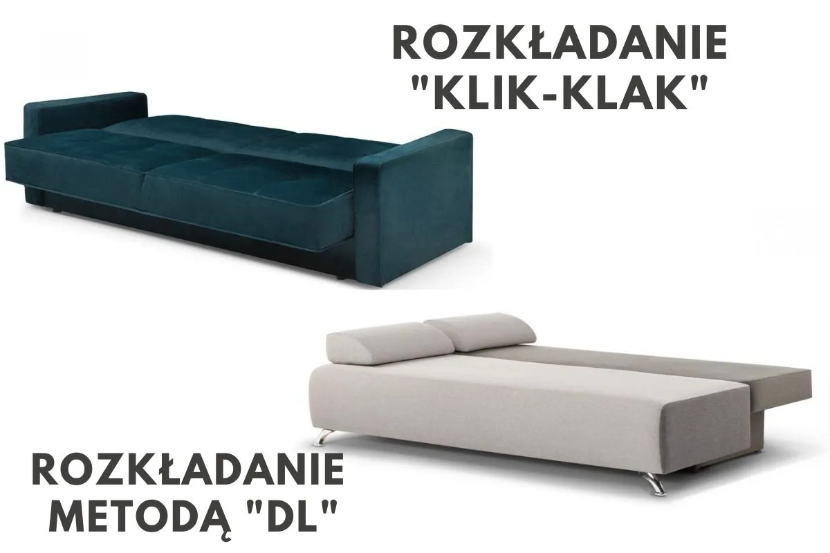 Sposoby rozkładania sofy do salonu