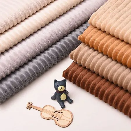 Tkanina sztruksowa - klika odcieni