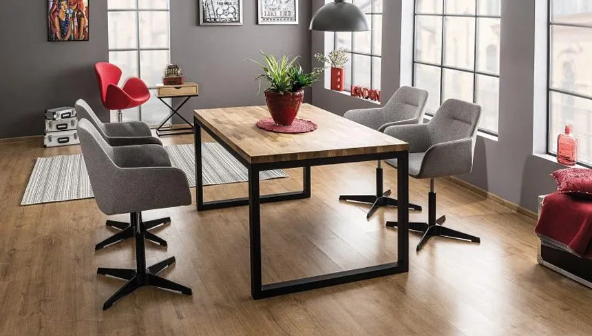 Stół Loras w stylu Loft