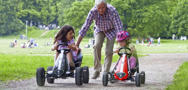 Gokarty na pedały zachęcają do aktywności