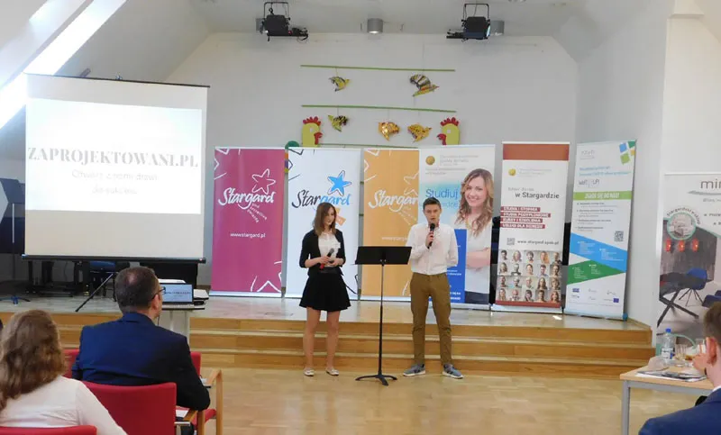 Zdobywcy 1 miejca za projekt "zaprojektowani.pl"
