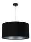 Lampa wisząca HOME 50 czarna/srebrna w stylu glamour | MIRAT. w stylu  kolekcja