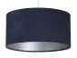Lampa wisząca HOME 30 granatowa/srebrna w kształcie walca | MIRAT.