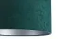 Lampa wisząca HOME 30 zielona/srebrna welurowa do salonu | MIRAT.