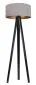 Lampa stojąca HOME 50 szara/złota/czarna do salonu | MIRAT.