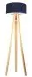 Lampa stojąca HOME 40 granatowa/biała/sosna podłogowa | MIRAT.