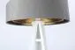 Lampa stojąca GEMSTONE szara/złota/biała w stylu skandynawskim | MIRAT.