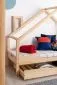 Łóżko dziecięce LUNA B 90x200 sosna pojedyncze z szufladą | MIRAT. w stylu  kolekcja LUNA