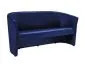 Granatowa tapicerowana sofa trzyosobowa do salonu TM-3