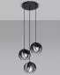 Lampa wisząca TULOS 3P czarna | sklep MIRAT  kolekcja tulos