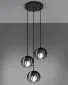 Lampa wisząca TULOS 3P czarna | sklep MIRAT  kolekcja tulos