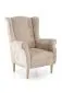Fotel uszak HERMES beżowy do salonu I sklep meblowy MIRAT.