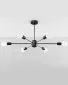 Żyrandol LANGO 6 czarny | sklep MIRAT  kolekcja lango