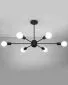 Żyrandol LANGO 6 czarny | sklep MIRAT  kolekcja lango