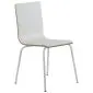 Krzesło ze sklejki laminowanej WERDI B białe do kawiarni I sklep meblowy MIRAT.