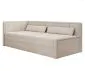 Sofa rozkładana z funkcją spania FULGEO beżowa lewa do salonu I sklep meblowy MIRAT.
