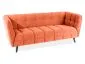 Sofa CASTELLO VELVET 3 cynamonowa do salonu I sklep meblowy MIRAT. styl GLAMOUR kolekcja CASTELLO