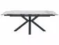Stół rozkładany COLUMBUS CERAMIC 160(240)x90 biały/czarny mat z blatem ceramicznym I sklep meblowy MIRAT. styl GLAMOUR