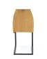 Krzesło tapicerowane K265 brązowe na płozach | MIRAT.
