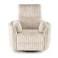 Fotel rozkładany elektrycznie PEGAS beżowy obracany z funkcją kołyski I sklep meblowy MIRAT.