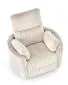 Fotel rozkładany elektrycznie PEGAS beżowy obracany z funkcją kołyski I sklep meblowy MIRAT.