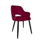 Krzesło NAPO VELVET bordowe nowoczesne | MIRAT.