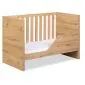 Łóżeczko dziecięce AMELIA 120x60 dąb z dodatkową barierką I sklep meblowy MIRAT.