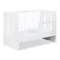 Łóżeczko dziecięce PAULA 120x60 białe bezpieczne niemowlęce I sklep meblowy MIRAT. styl SKANDYNAWSKI