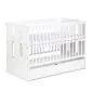 Łóżeczko dziecięce PAULA 120x60 białe bezpieczne niemowlęce I sklep meblowy MIRAT. styl SKANDYNAWSKI