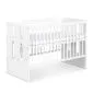Łóżeczko dziecięce PAULA 120x60 białe bezpieczne niemowlęce I sklep meblowy MIRAT. styl SKANDYNAWSKI
