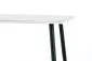 Stół MARCO 120x70 biały marmur/czarny do jadalni | MIRAT. styl GLAMOUR, LOFT
