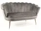 Sofa CAMELLIA 2 VELVET szara welurowa I sklep meblowy MIRAT. styl GLAMOUR