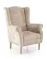 Fotel uszak HERMES beżowy do salonu I sklep meblowy MIRAT.
