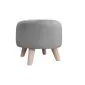 Pufa POLA MG17 szara/buk niska I sklep meblowy MIRAT. styl SKANDYNAWSKI