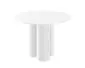 Stół okrągły RAVEO 100x100 biały mat I sklep meblowy MIRAT.