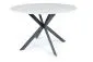 Stół okrągły TALIA 120x120 biały/czarny I sklep meblowy MIRAT. styl LOFT