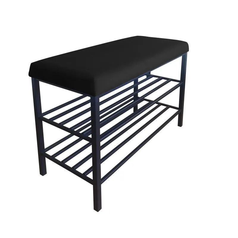 Stojak na buty z siedziskiem GAJA MG19 czarny metalowy I sklep meblowy MIRAT. styl LOFT