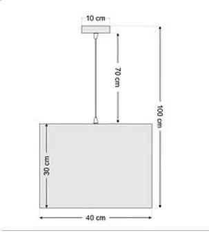 Lampa wisząca KWADRO LEN 001-40w30 jasna beżowa nad stół I sklep meblowy MIRAT.