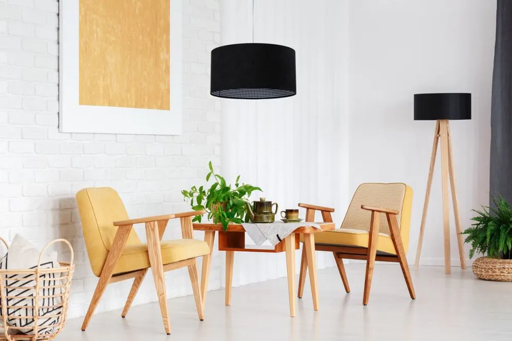 Lampa wisząca HOME 50 czarna nad stół do jadalni | MIRAT.