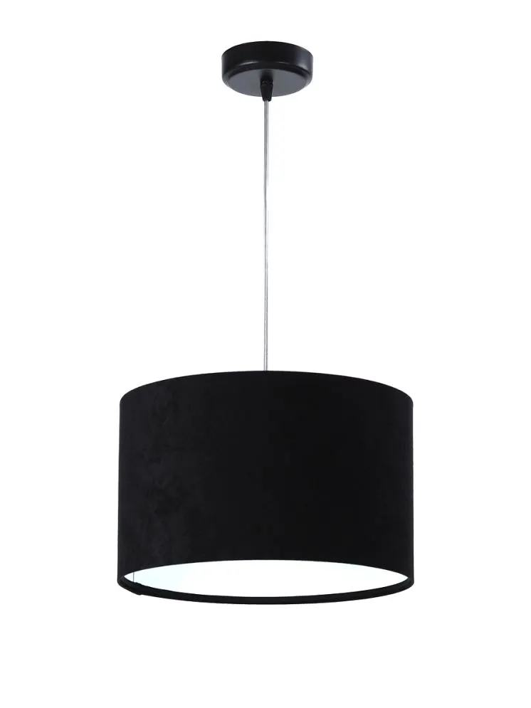 Lampa wisząca HOME 30 czarna/biała walec nowoczesna | MIRAT. w stylu  kolekcja