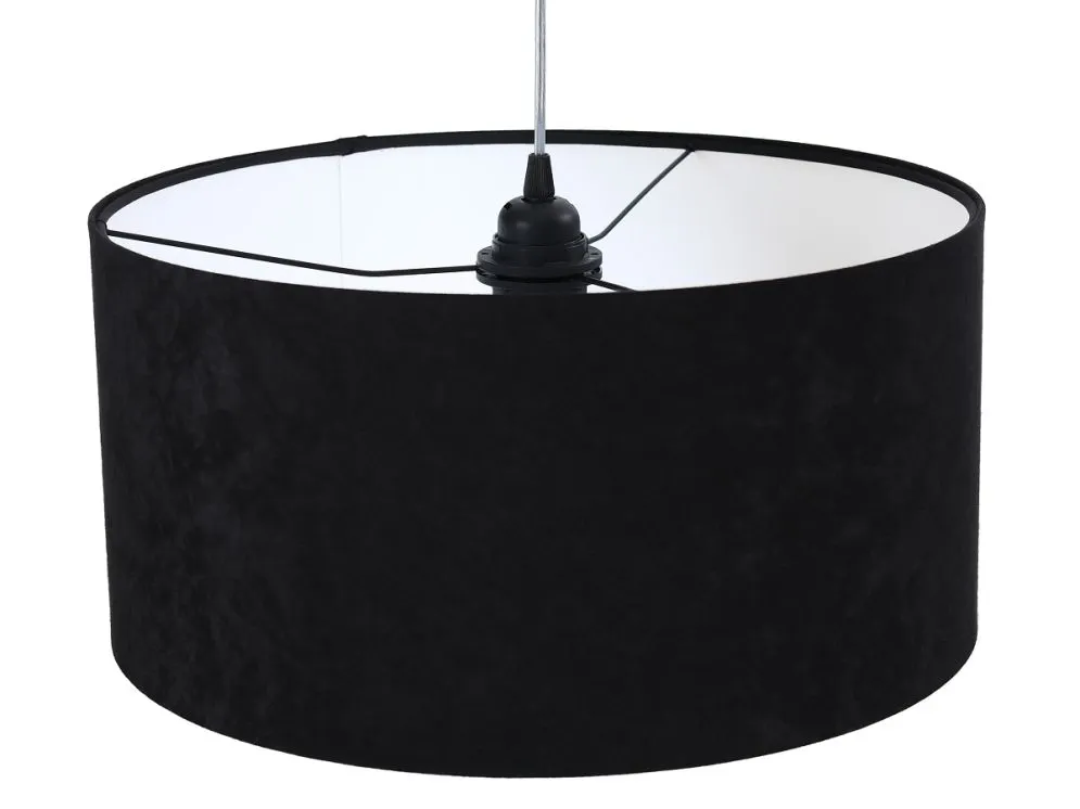 Lampa wisząca HOME 40 czarna/biała polskiej produkcji do salonu | MIRAT. w stylu  kolekcja