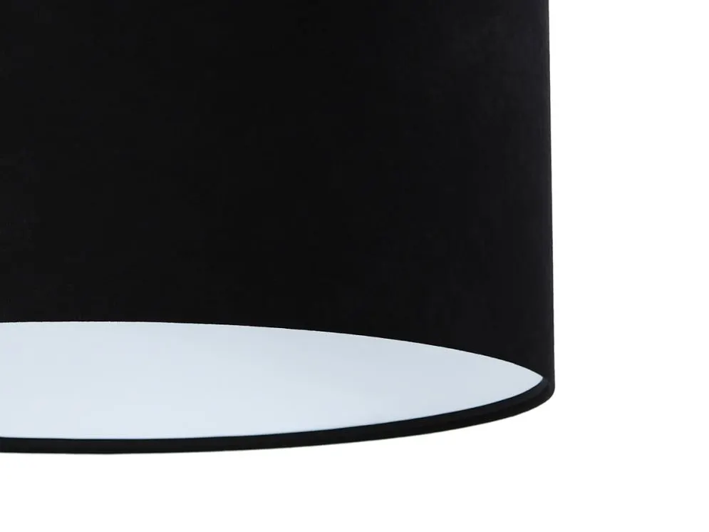 Lampa wisząca HOME 50 czarna/biała duża do kuchni | MIRAT. w stylu  kolekcja