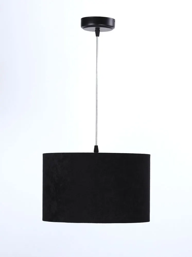 Lampa wisząca HOME 30 czarna/złota elegancka welurowa | MIRAT. w stylu  kolekcja
