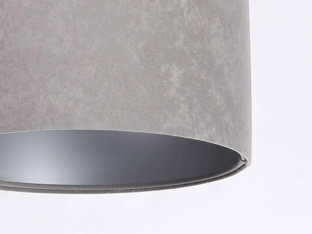 Lampa wisząca HOME 30 szara/srebrna mała do sypialni | MIRAT. w stylu  kolekcja