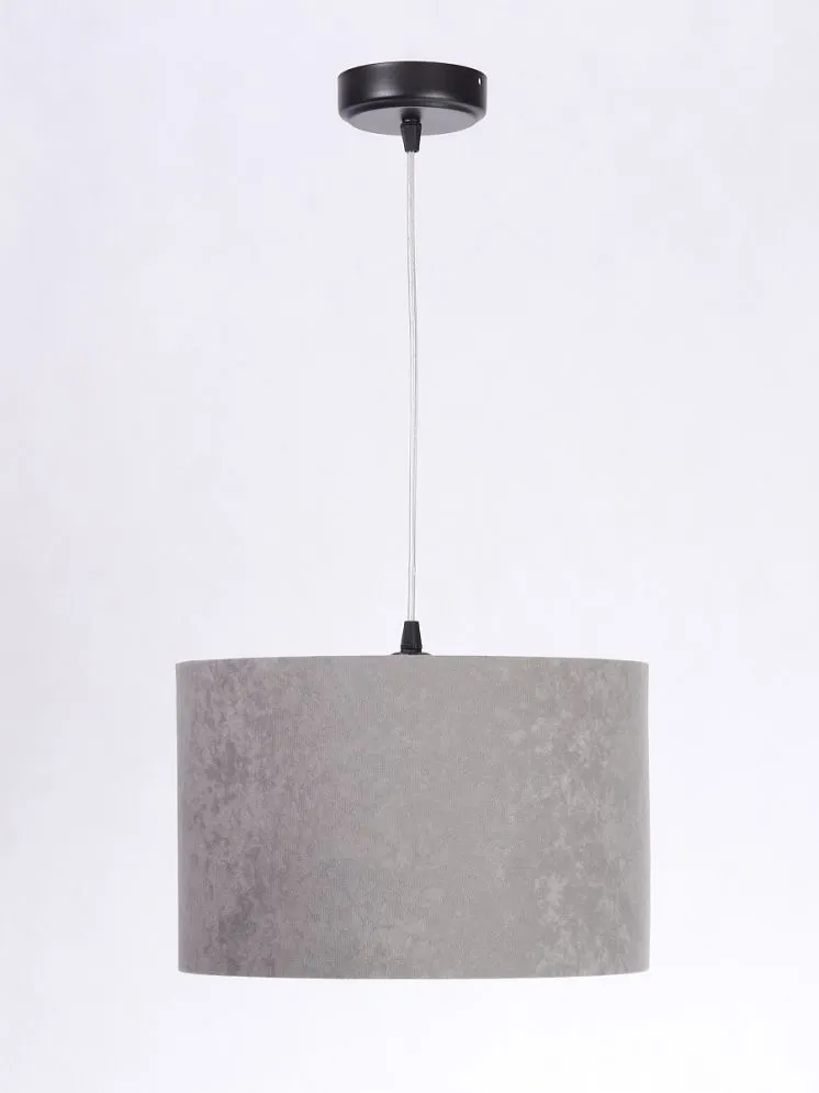 Lampa wisząca HOME 30 szara/srebrna mała do sypialni | MIRAT. w stylu  kolekcja