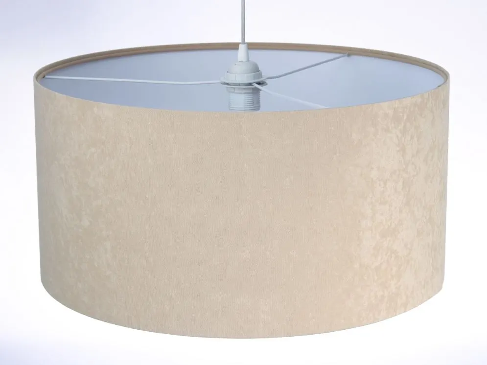 Lampa wisząca HOME 60 beżowa/biała duża nad stół do jadalni | MIRAT. w stylu kolekcja