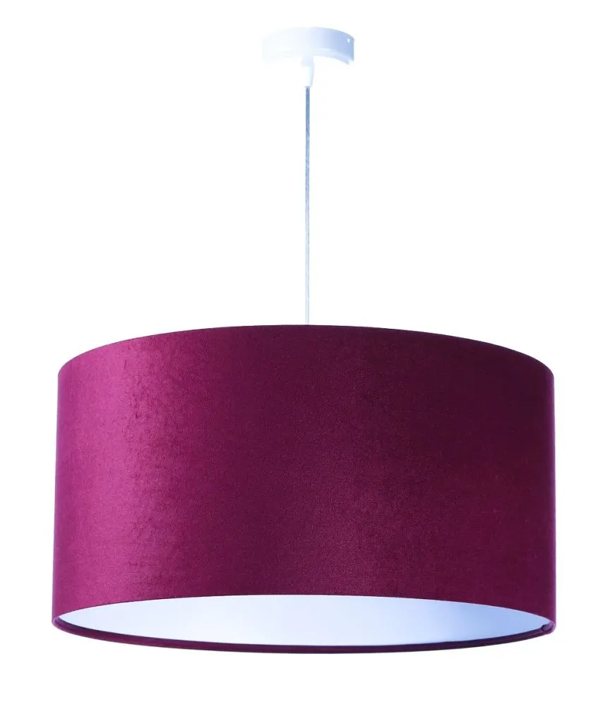 Lampa wisząca HOME 30 fioletowa/biała w stylu glamour | MIRAT.