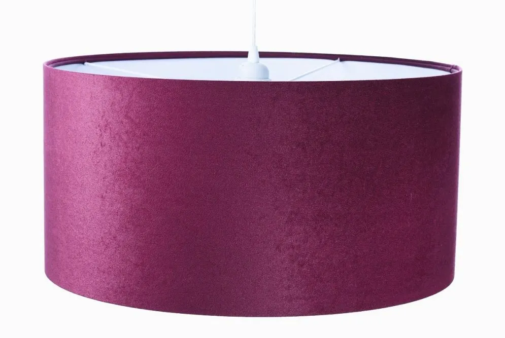 Lampa wisząca HOME 30 fioletowa/biała w stylu glamour | MIRAT.